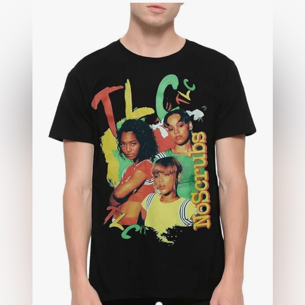 TLC NO SCRUBS short sleeve tee shirt size large and 2xl NWOT